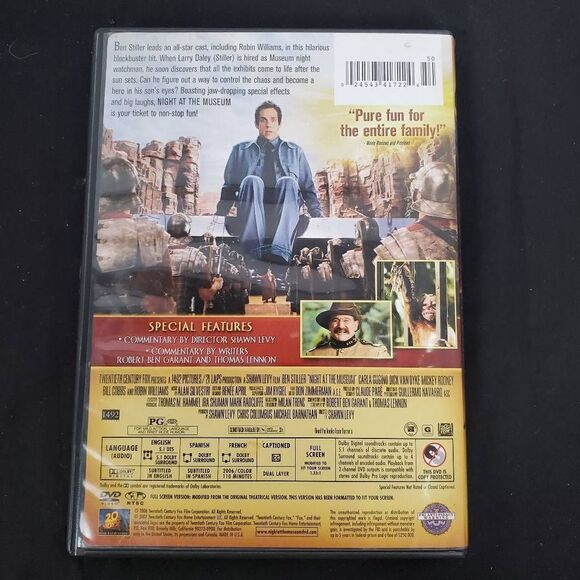 Night at the Museum 2006 Film Movie DVD - Picture 5 of 5